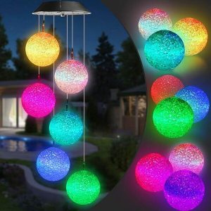 Solarna viseća LED baštenska lampa | AURAWIND