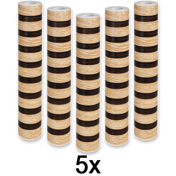 5x Elegantna zidna nalepnica sa efektom drveta | LINEWALL